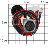 Разъём 12 pin панельный(N274) мама