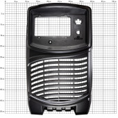 Панель задняя пластик PRO SMART MIG500(N215S)
