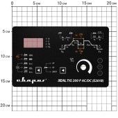 Накладка на переднюю панель REAL TIG200PAC/DC(E201B)