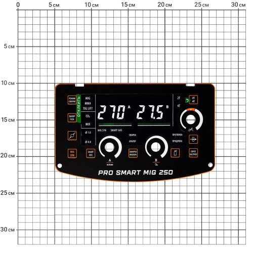 Накладка на лицевую панель PRO SMART MIG250（N248S）