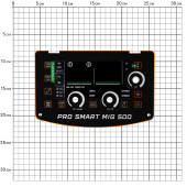Накладка на переднюю панель PRO SMART MIG500(N215S)