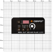 Накладка на лицевую панель REAL CUT120 AIR PLUS (L231)