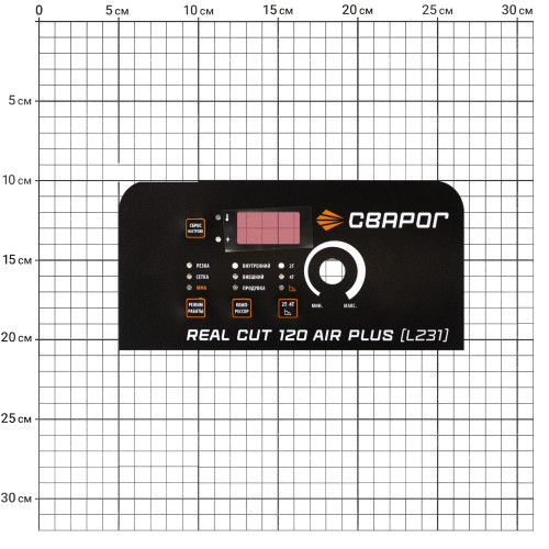 Накладка на лицевую панель REAL CUT120 AIR PLUS (L231)