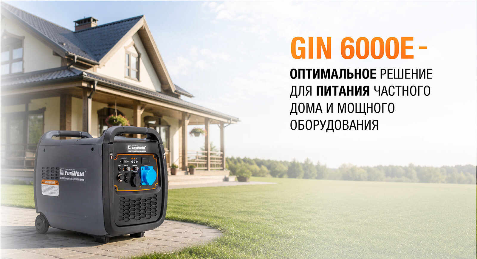 Электрогенераторы Foxweld GIN: энергия всегда под рукой