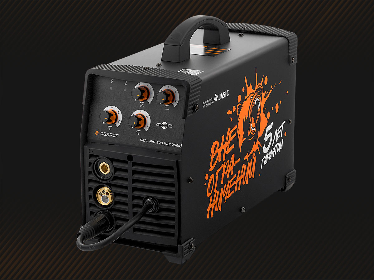 Обновление комплектации ТМ Сварог — REAL MIG 200 BLACK и REAL TIG 200 P AC/DC BLACK