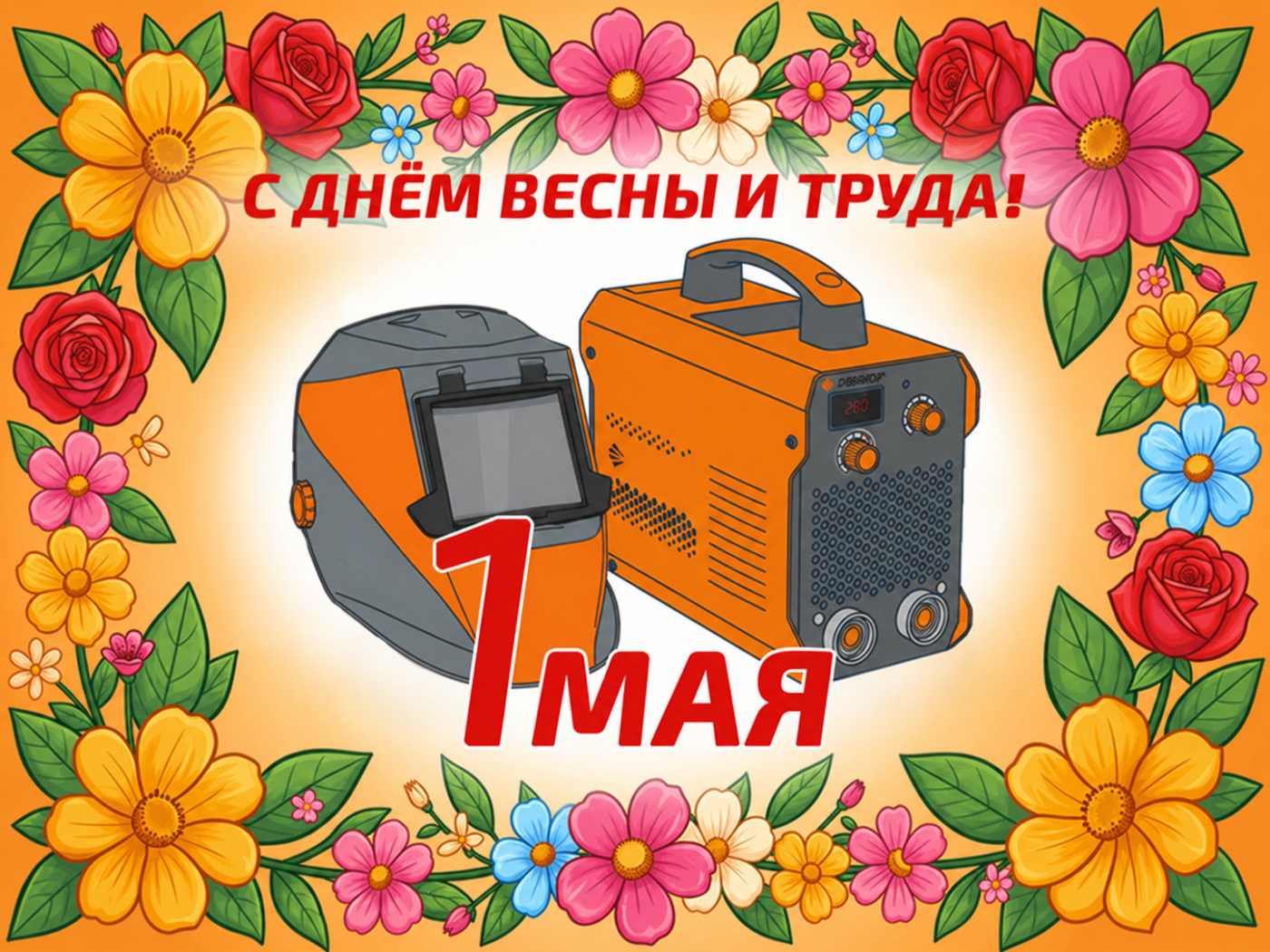 С Праздником Весны и Труда!